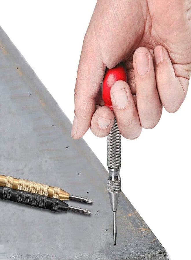 Veltrix - Automatic Center Punch Tool | Heavy Duty Marking Punch for Metal, Wood, Glass, Leather, Jewelry | Spring Loaded, Adjustable Tension | No Hammer Needed | Hardened Steel Tip - Image 4
